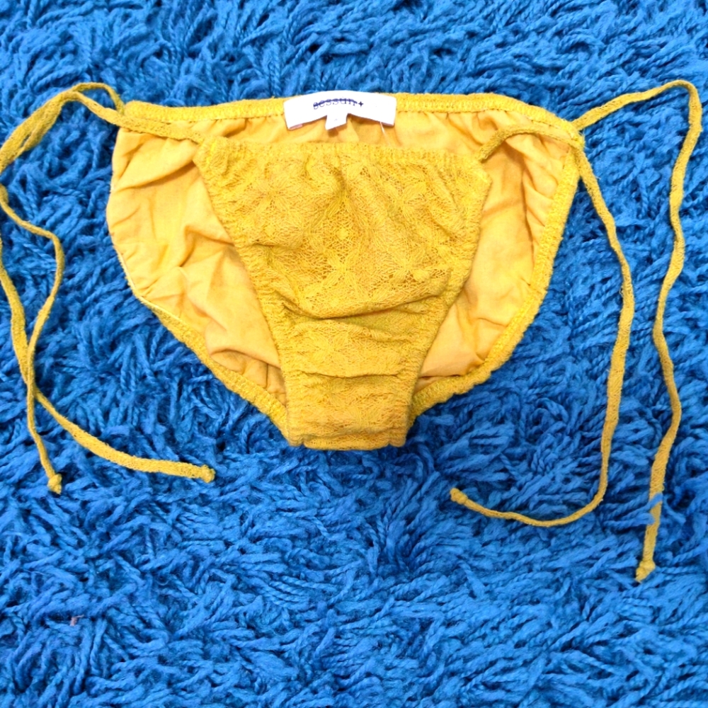 Anthropologie Sessun Yellow Bikini Bottom